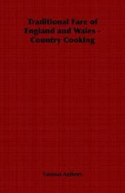 Tapa de Traditional Fare of England and Wales - Country Cooking