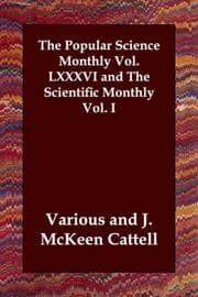 Tapa de The Popular Science Monthly Vol. LXXXVI and The Scientific Monthly Vol. I
