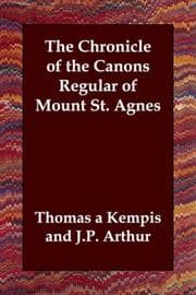 Tapa de The Chronicle of the Canons Regular of Mount St. Agnes