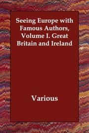 Tapa de Seeing Europe with Famous Authors, Volume I. Great Britain and Ireland