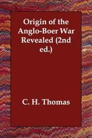 Tapa de Origin of the Anglo-Boer War Revealed