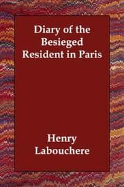 Tapa de Diary of the Besieged Resident in Paris