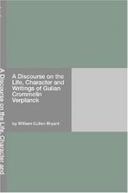 Tapa de A Discourse on the Life, Character and Writings of Gulian Crommelin Verplanck