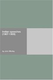 Tapa de Indian Speeches (1907-1909)