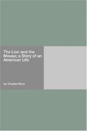 Tapa de The Lion and the Mouse (A Story of an American Life)