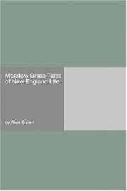 Tapa de Meadow Grass (Tales of New England Life)