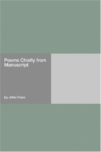 Tapa de Poems Chiefly from Manuscript