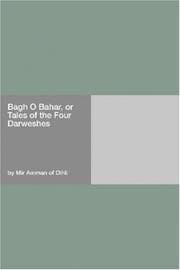 Tapa de Bagh O Bahar Or Tales of the Four Darweshes