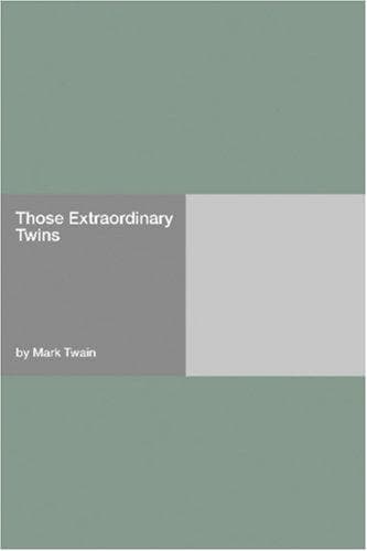 Tapa de Those Extraordinary Twins