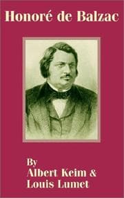 Tapa de Honore de Balzac
