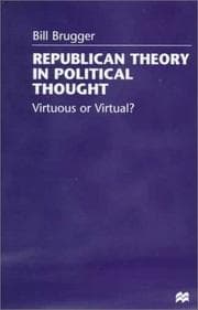 Tapa de Republican theory in political thought