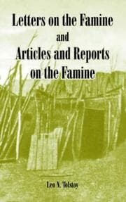 Tapa de Letters on the Famine and Articles and Reports on the Famine