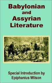 Tapa de Babylonian and Assyrian Literature