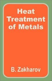 Tapa de Heat treatment of metals