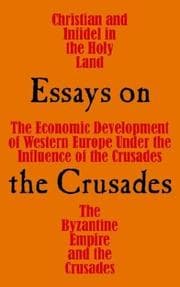 Tapa de Essays on the Crusades