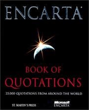 Tapa de Encarta book of quotations