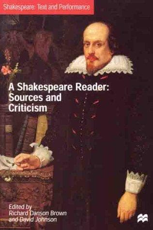 Tapa de A Shakespeare Reader: Sources and Criticism (Shakespeare : Text and Performance)