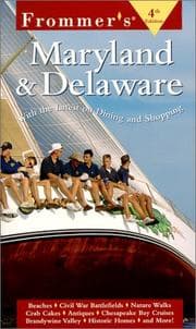 Tapa de Frommer's Maryland and Delaware