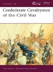 Tapa de Confederate cavalrymen of the Civil War