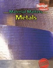 Tapa de Material Matters Metals (Material Matters)