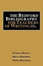 Tapa de The Bedford bibliography for teachers of writing