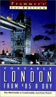 Tapa de Frommer's portable London from $85 a day