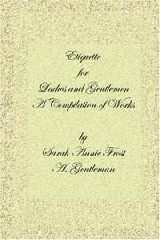 Tapa de Etiquette for Ladies and Gentlemen