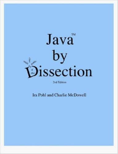 Tapa de Java by dissection