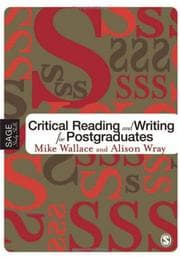 Tapa de Critical Reading and Writing for Postgraduates