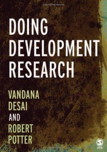 Tapa de Doing Development Research