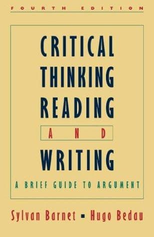 Tapa de Critical thinking, reading, and writing