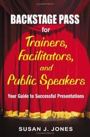 Tapa de Backstage Pass for Trainers, Facilitators, and Public Speakers