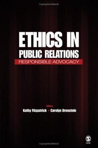 Tapa de Ethics in Public Relations