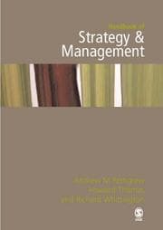 Tapa de Handbook of strategy and management