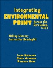 Tapa de Integrating environmental print across the curriculum, preK-3