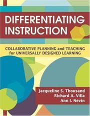 Tapa de Differentiating Instruction