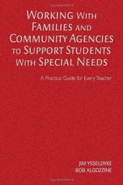 Tapa de Working With Families and Community Agencies to Support Students With Special Needs