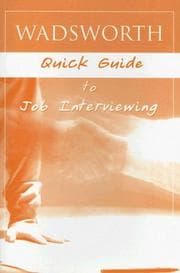 Tapa de Wadsworth Quick Guide to Job Interviewing