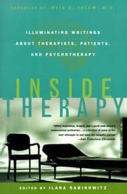 Tapa de Inside therapy : illuminating writings about therapists, patients, and psychotherapy