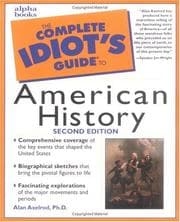 Tapa de The complete idiot's guide to American history