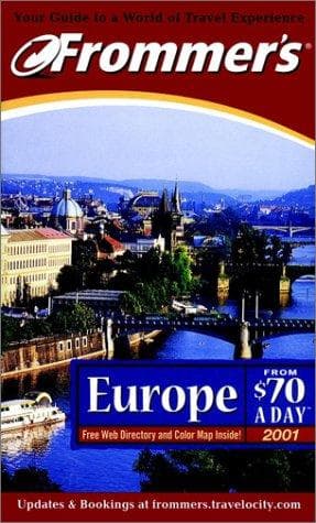 Tapa de Frommer's 2001 Europe