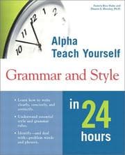 Tapa de Macmillan teach yourself grammar and style in 24 hours