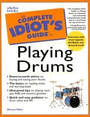 Tapa de The complete idiot's guide to playing drums