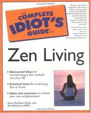 Tapa de The Complete Idiot's Guide to Zen Living
