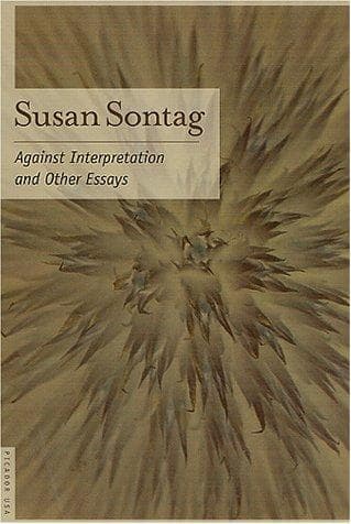 Tapa de Against Interpretation