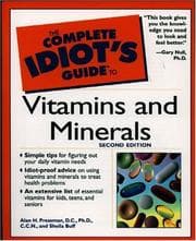 Tapa de The complete idiot's guide to vitamins and minerals