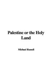 Tapa de Palestine or the Holy Land