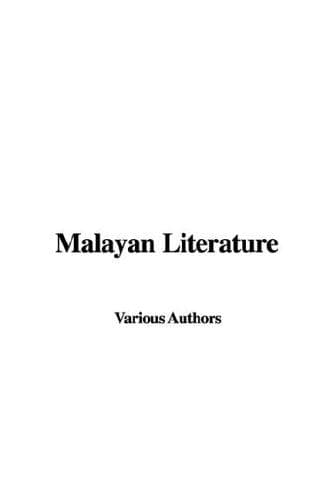 Tapa de Malayan Literature