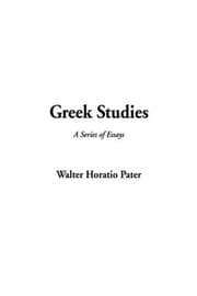 Tapa de Greek Studies A Series Of Essays