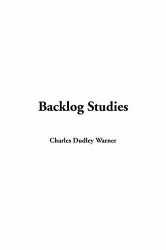 Tapa de Backlog Studies